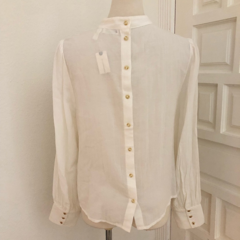 NWT Anthropologie Meadow Rue Daphne Embroidered Blouse - Picture 9 of 12
